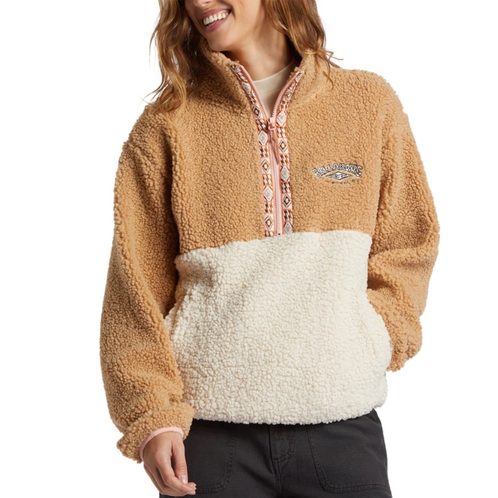 Billabong Horizon Half Zip Sherpa Pullover